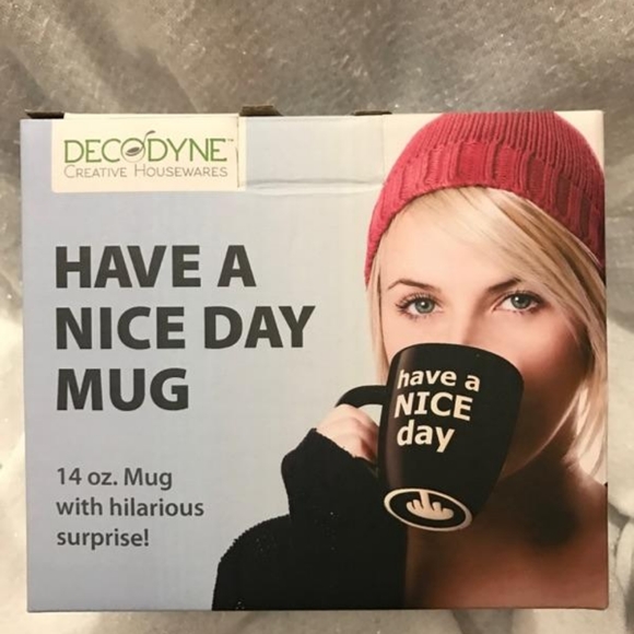 deco dine Other - 'Have a Nice Day Graphic Ceramic Coffee Mug